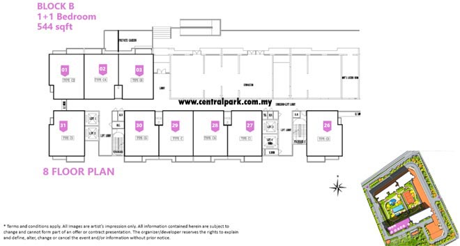 Affordable Apartment for Sale, Central Park @ Damansara Aliff, Johor Bahru. For full details, please visit us at www.CentralPark.com.my
